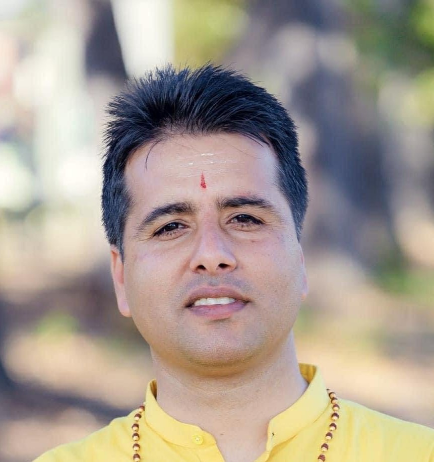 Hands performing ritual